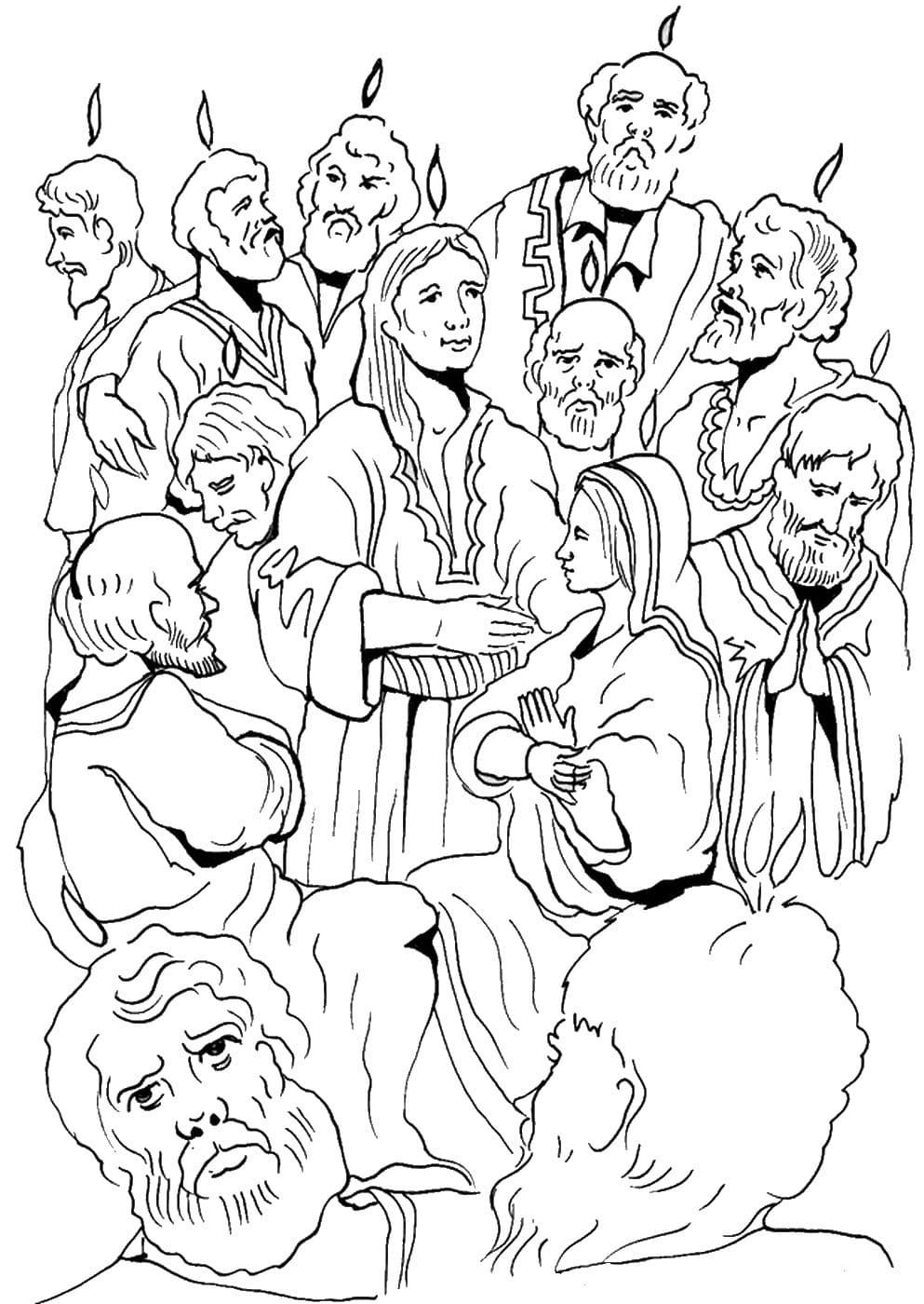 pentecost activity sheets printable