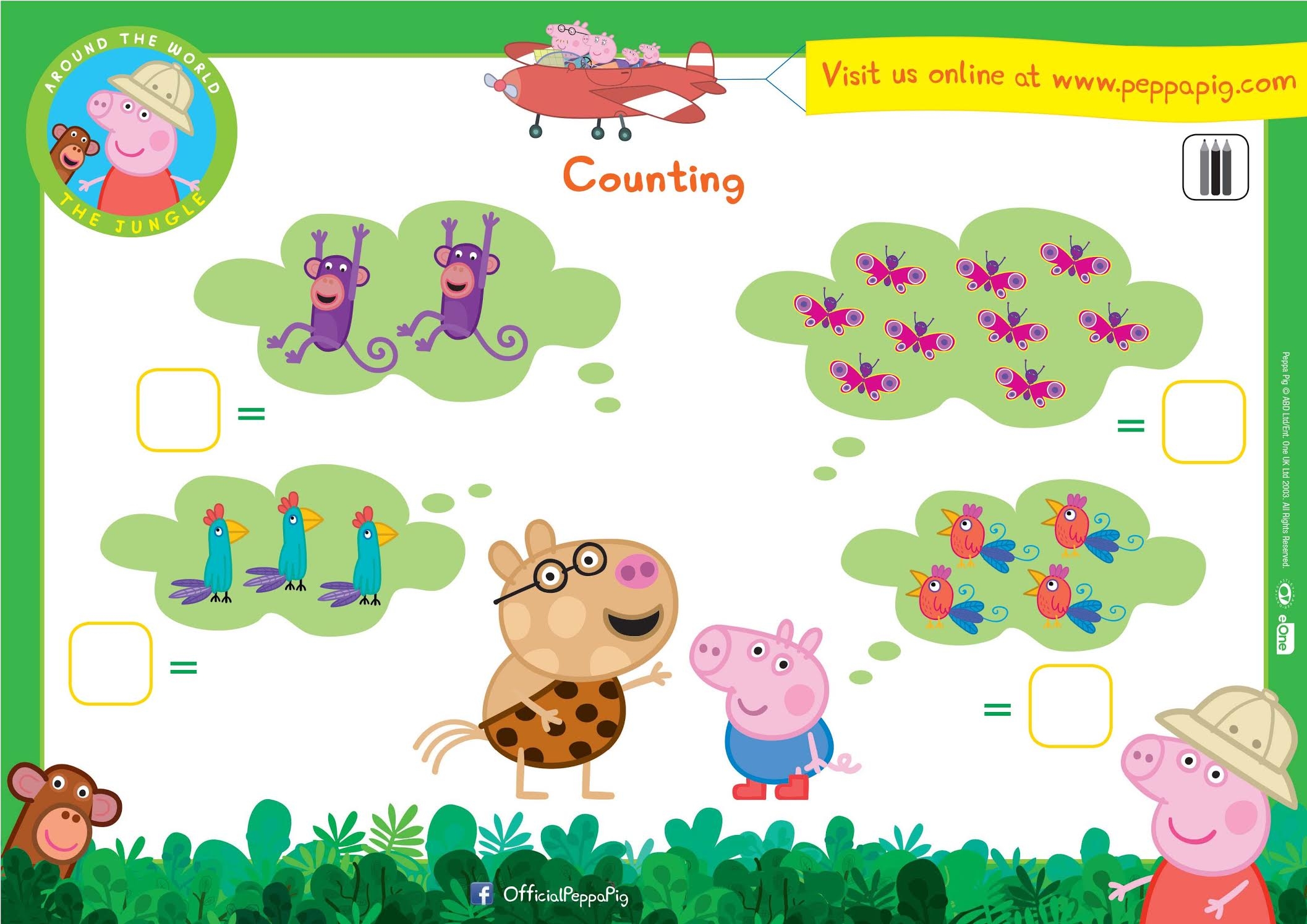 Peppa Pig Activity Sheets Be A Fun Mum