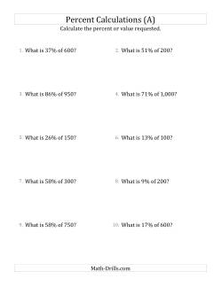 Percentages Worksheets Worksheets Library