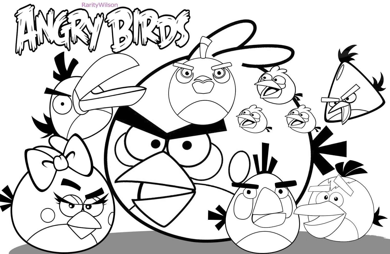 Personalized Party Invites News Angry Birds Free Printable Coloring 