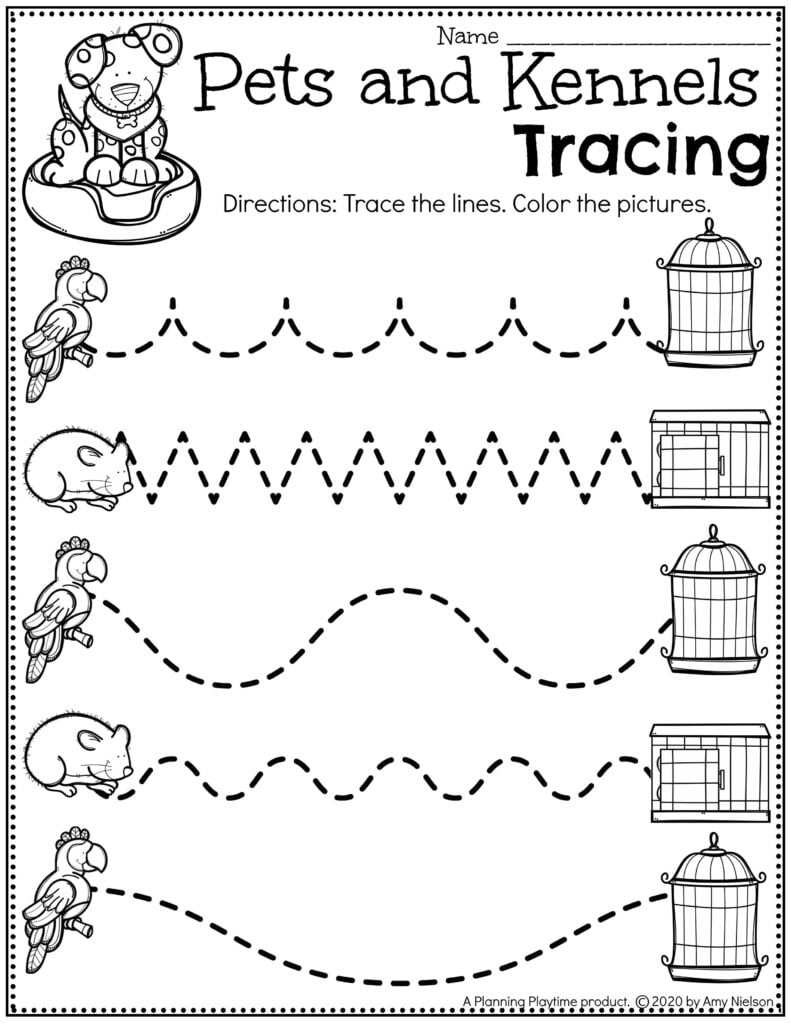 Pet Activities For Preschool Planning Playtime