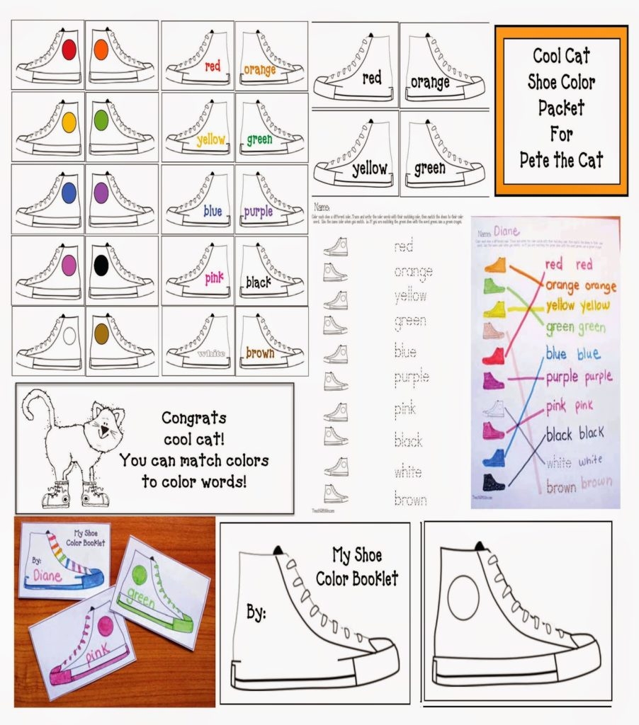 pete the cat activities free printables