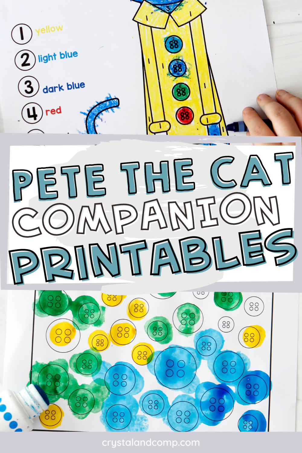 pete the cat and his four groovy buttons activities printable