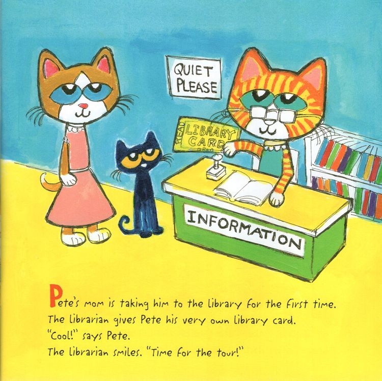 Pete The Cat Checks Out The Library Pete The Cat 