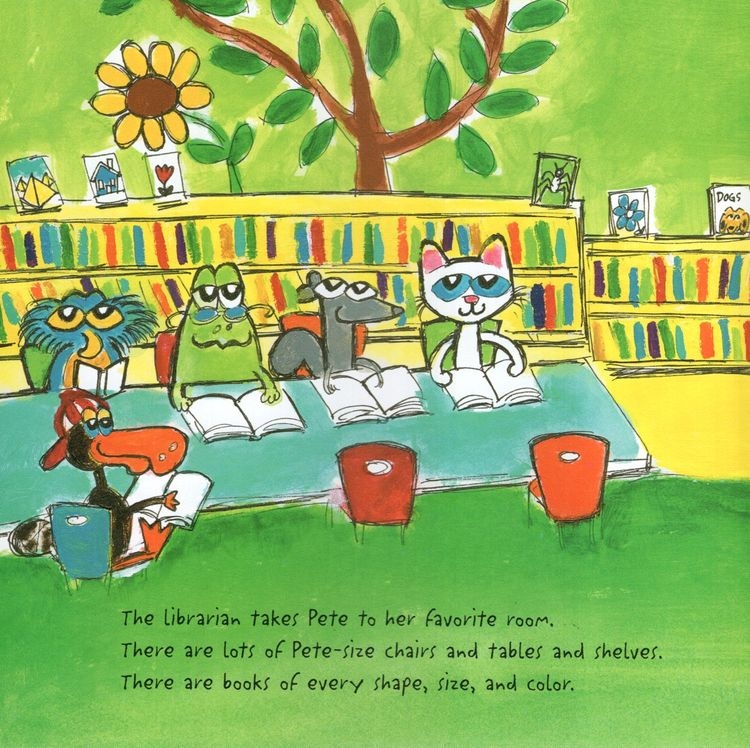 Pete The Cat Checks Out The Library Pete The Cat 