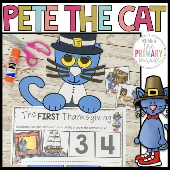 Pete The Cat Thanksgiving Craft The Primary Parade