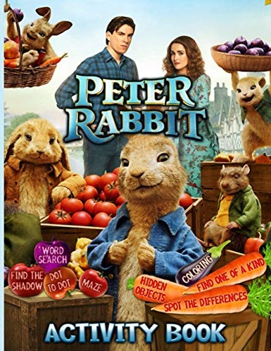 Peter Rabbit Activity Book Anxiety Maze Word Search Dot To Dot One 
