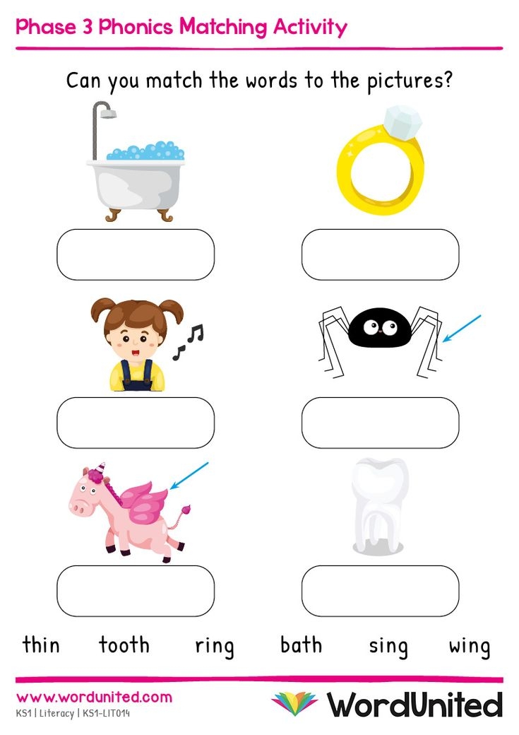 Phase 3 Phonics Worksheets