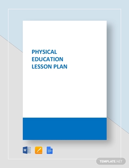 Physical Education Lesson Plan Template 8 Free Word Excel PDF 