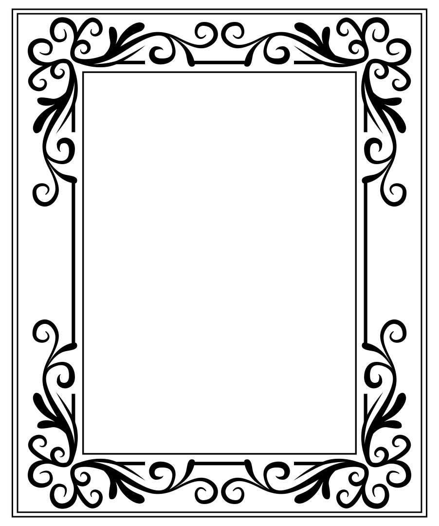 Picture Frame Template Printable Pdf Printable Word Searches