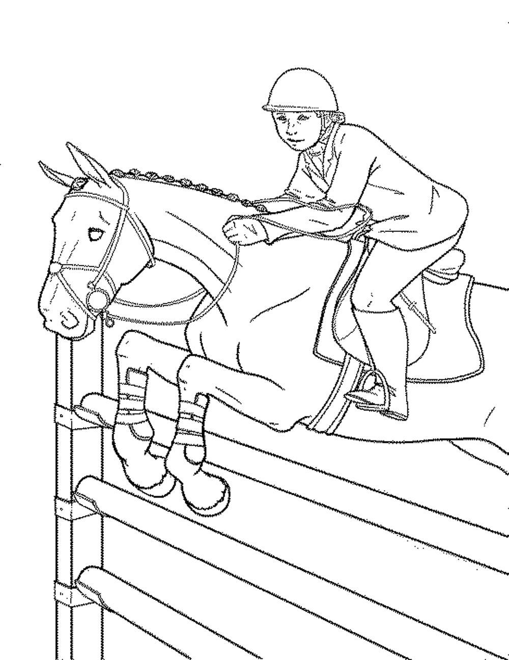 Pictures To Color Printable Horses