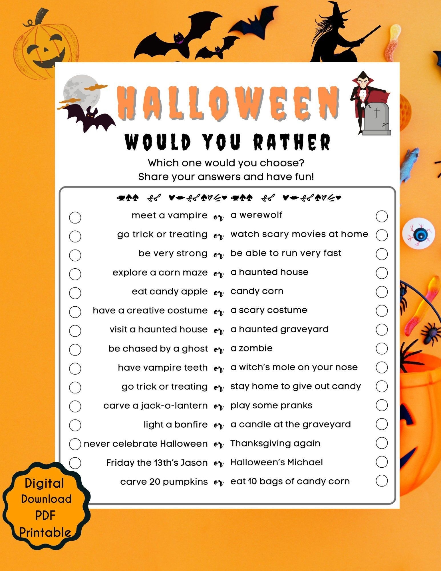 Pin Em Spooky Halloween Games