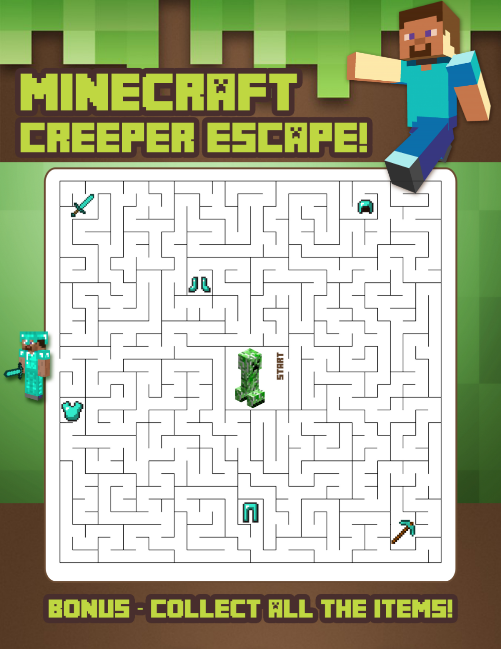 Pin En Free Printables Minecraft Imprimibles Juegos Para Cumplea os 