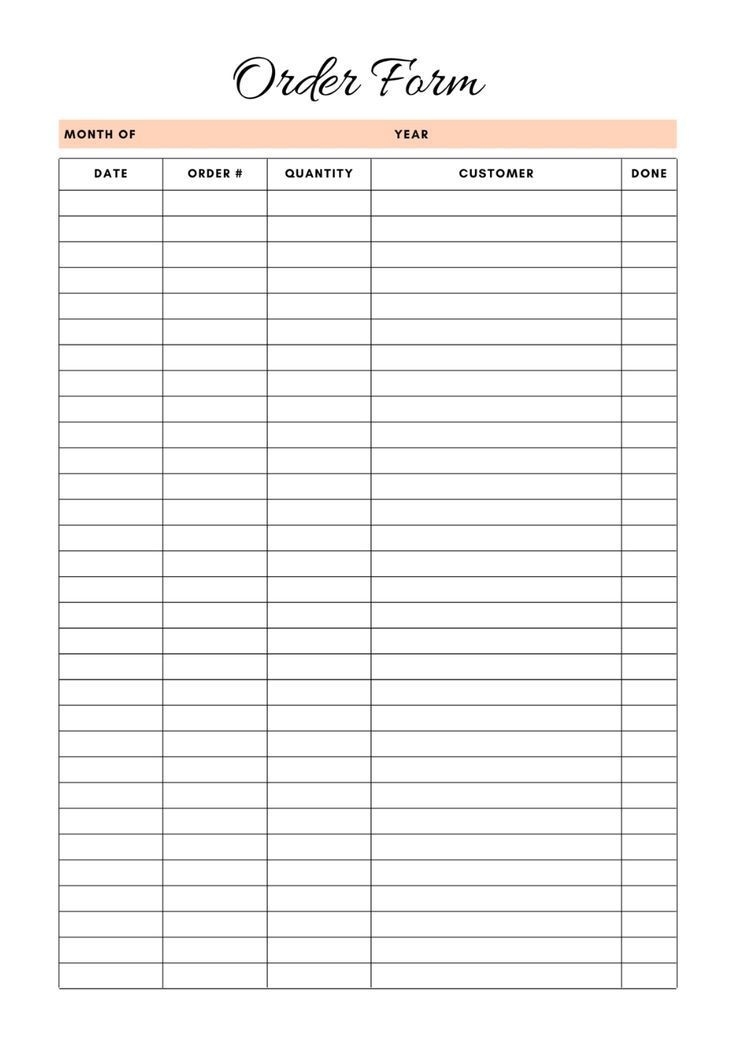 Pin On FORMS