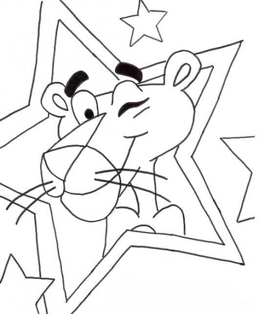 Pink Panther And Star