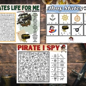 pirate activity printables