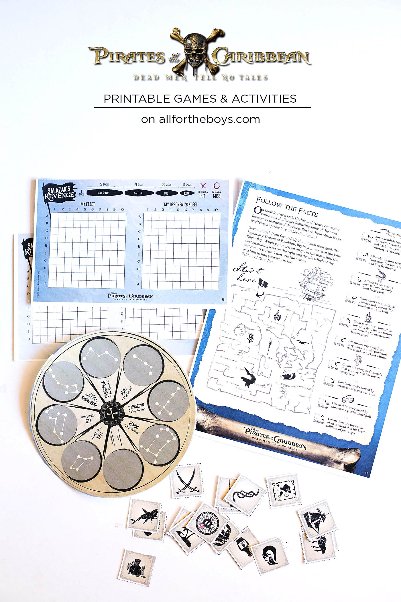 Pirates Of The Caribbean Dead Men Tell No Tales Printable Games 