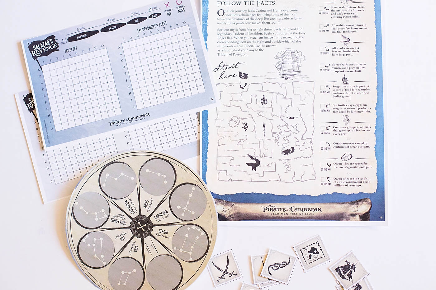 Pirates Of The Caribbean Dead Men Tell No Tales Printable Games