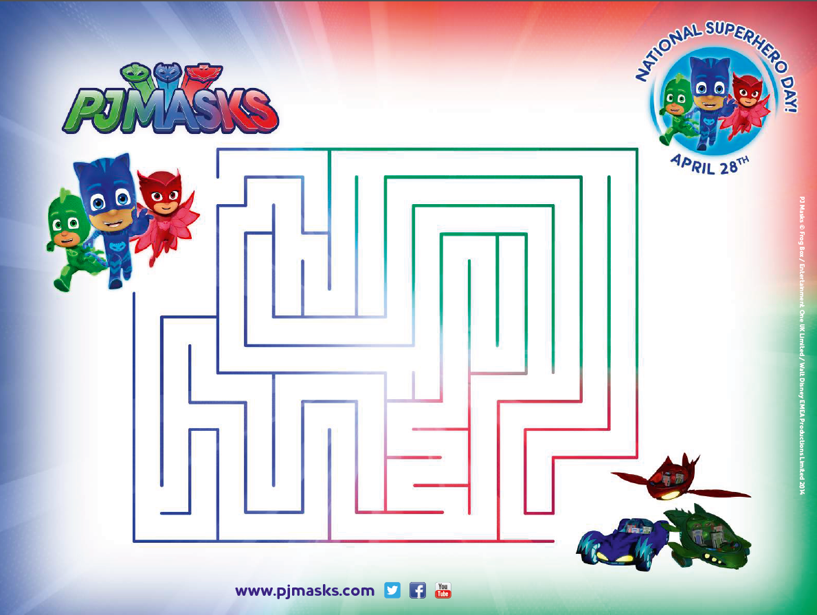 Pj Masks Activities Printable Free Printable Templates