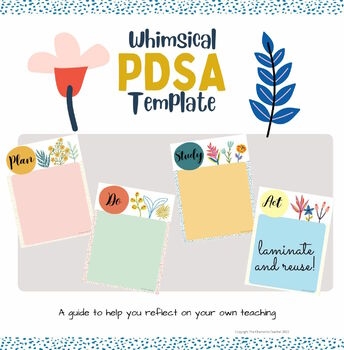 Plan Do Study Act Template By The Chamorita Teacher TPT