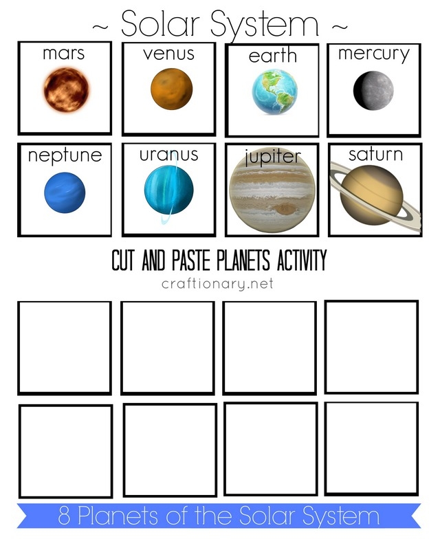Planets In Our Solar System Printables Printable Free Templates