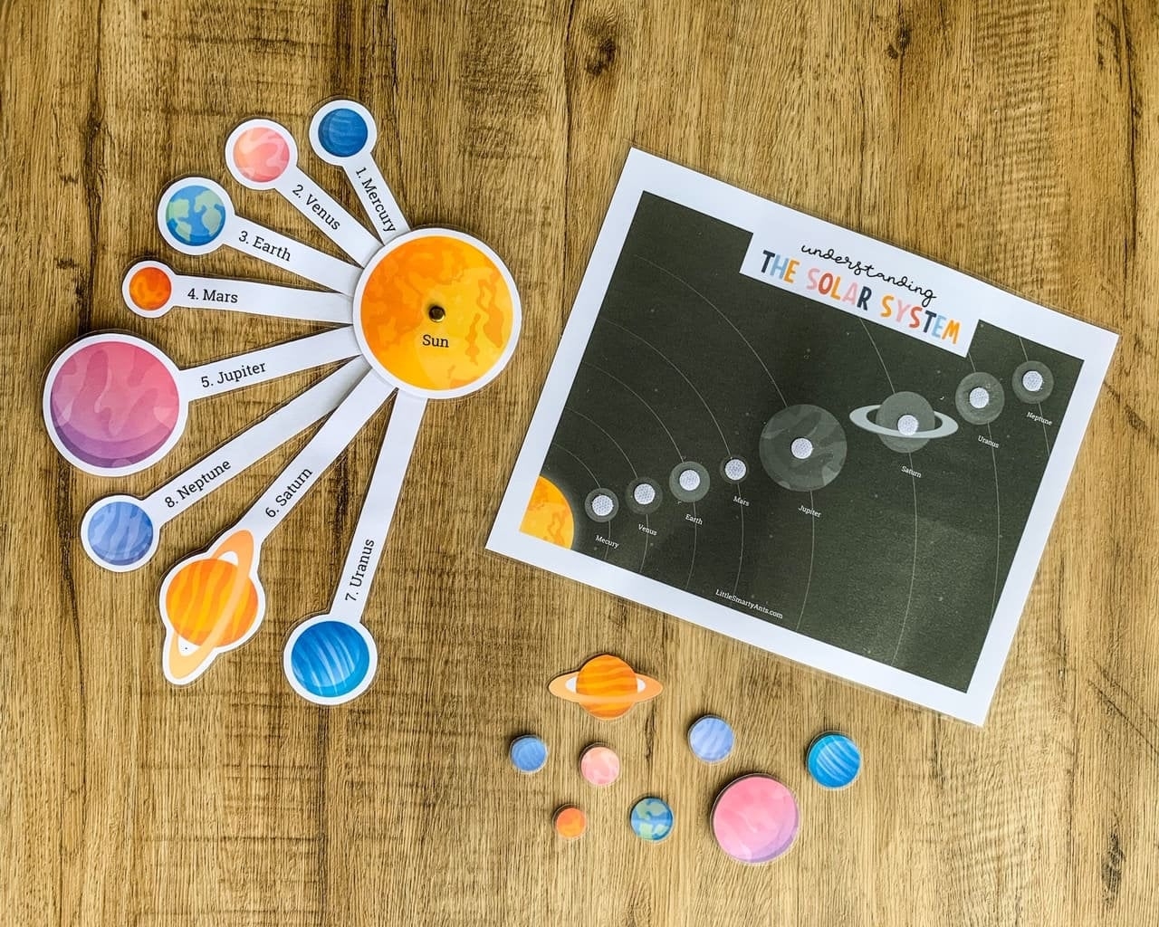 prescholl planets activity printables