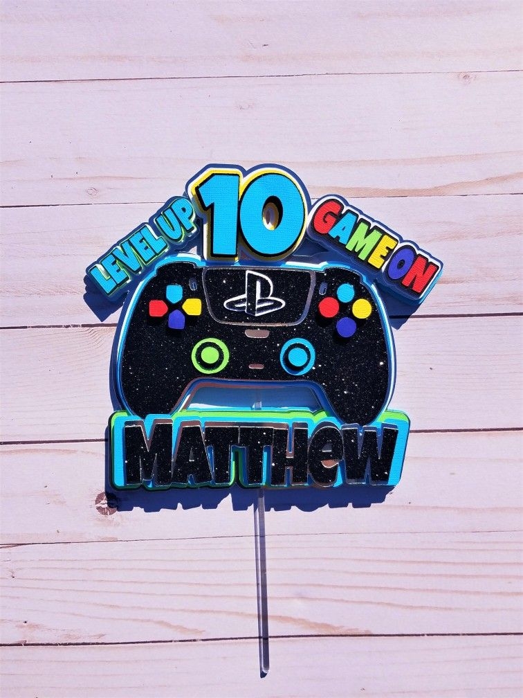 Playstation Cake Topper Playstation Aka Playstation Cake 