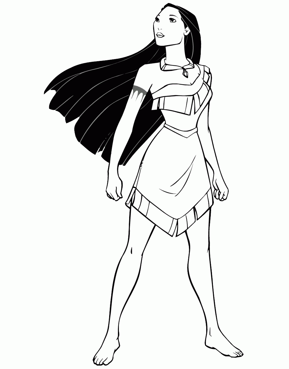 Pocahontas Coloring Pages Printable
