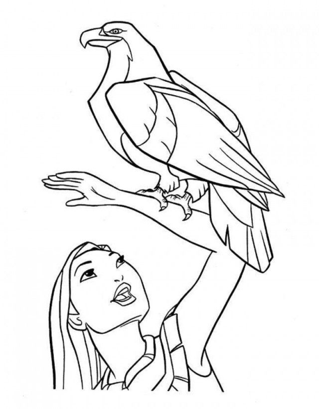 Pocahontas Printable Coloring Pages Coloring Home