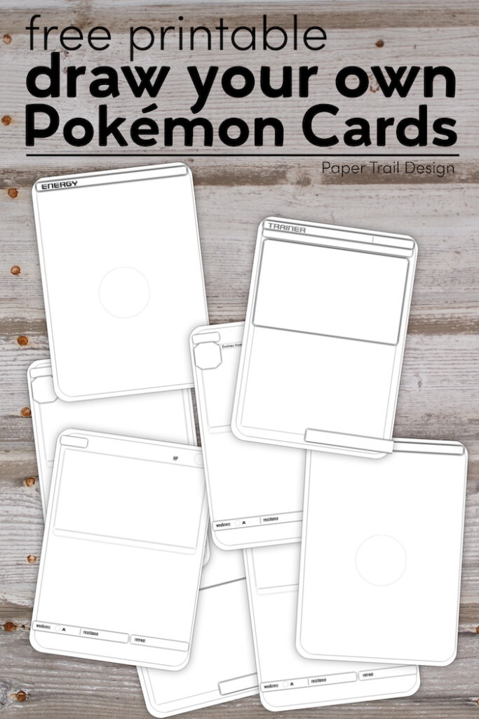 Pokemon Card Template Printable Printable Calendar