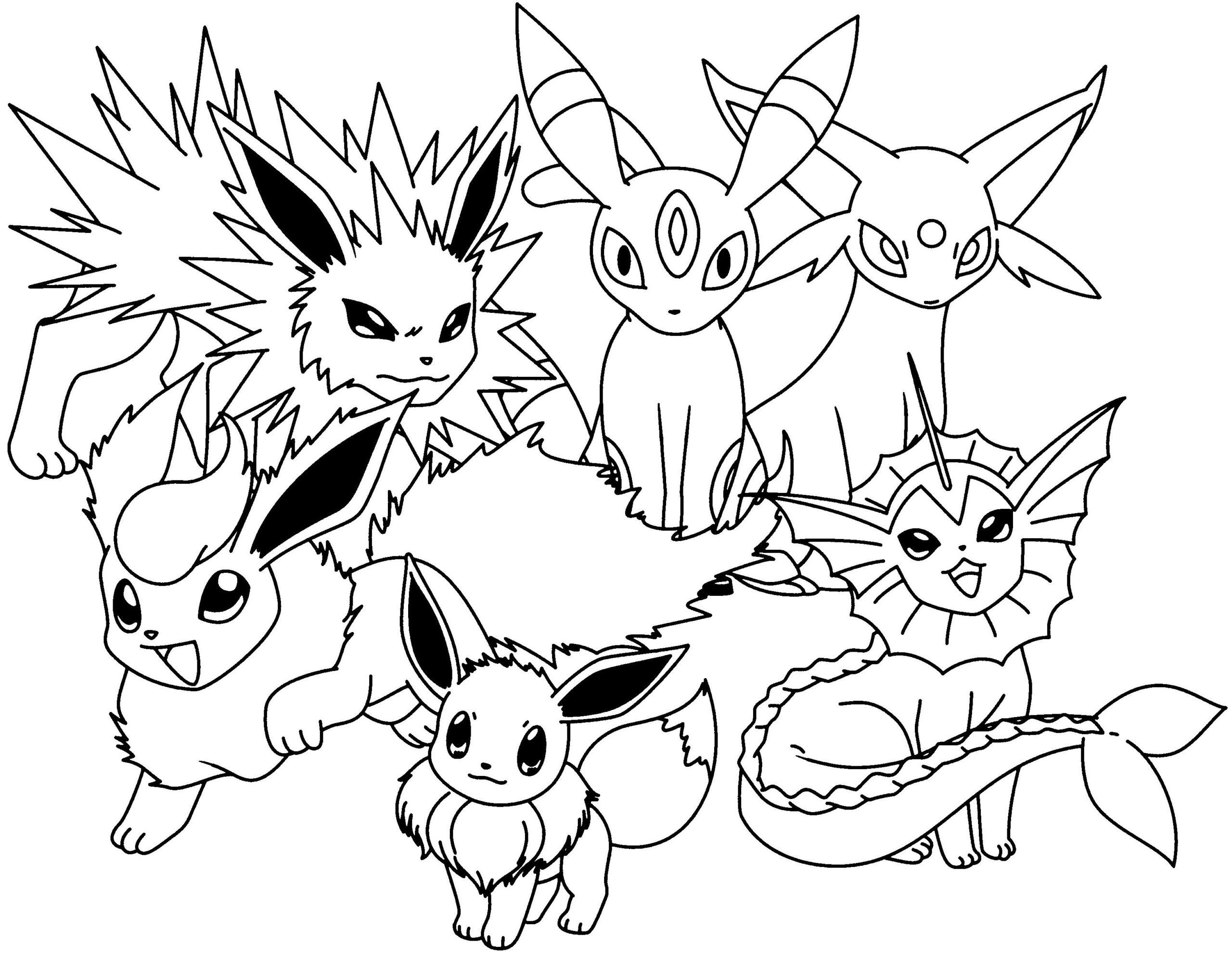 Pokemon Coloring Pages Join Your Favorite Pokemon On An Adventure 