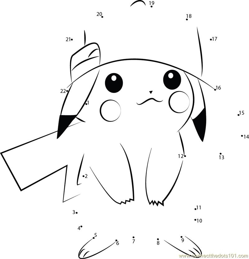 Pokemon Dot To Dot Printables Pokemon Dot To Dot Pages Easy 