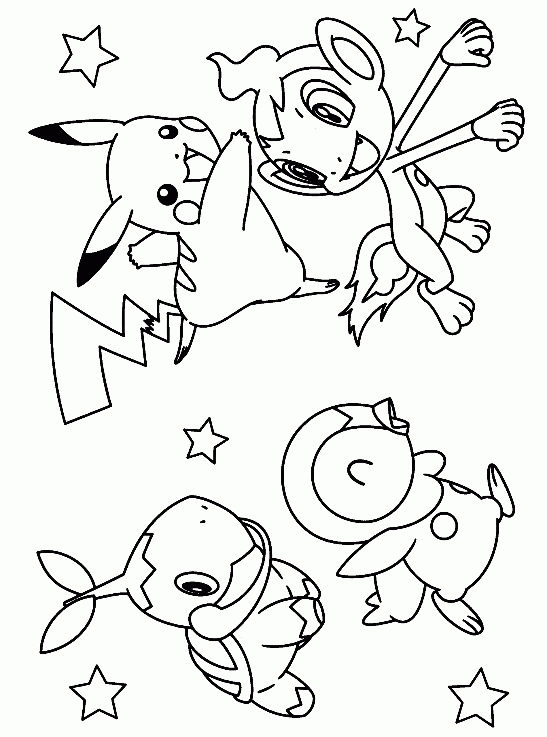 pokemon coloring pictures printable