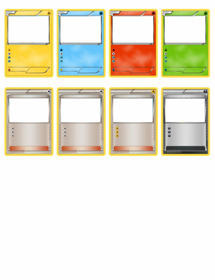 pokemon card template printable free