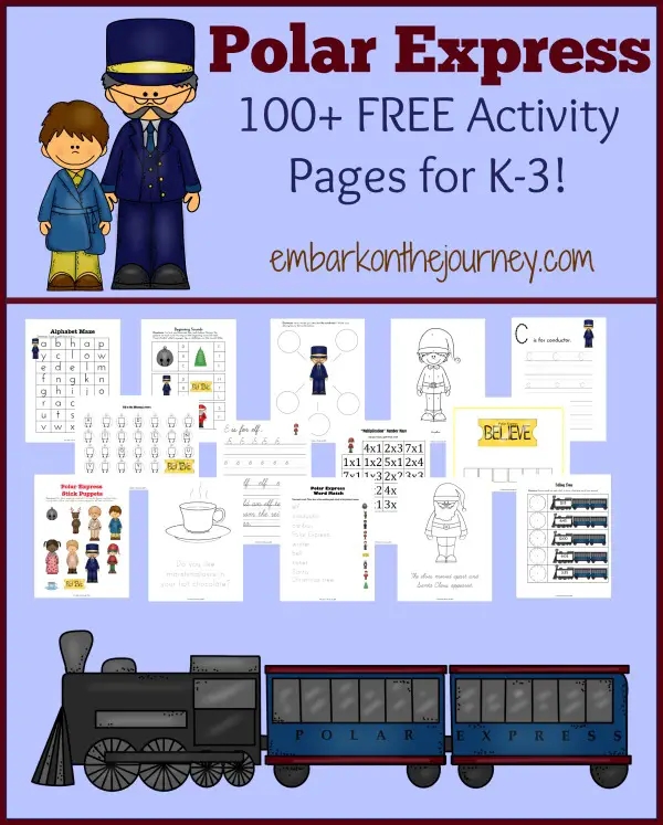 Polar Express Activity Sheets