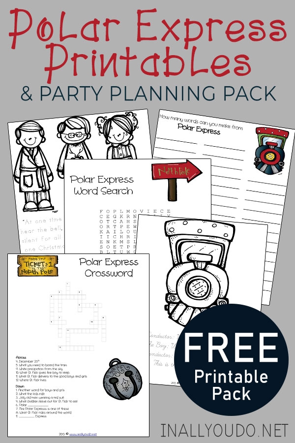Polar Express Printable Activities