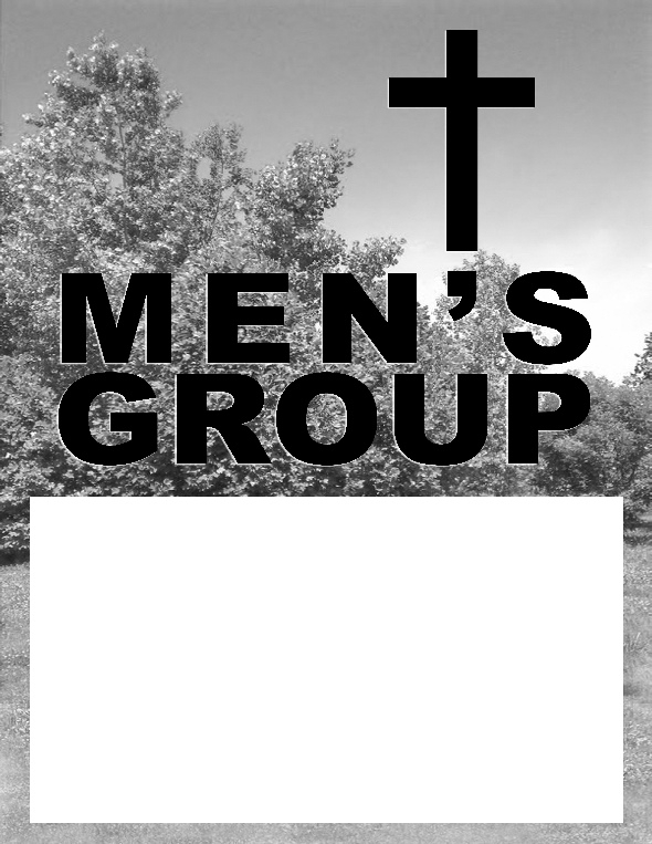 Poster For A Christian Men s Group