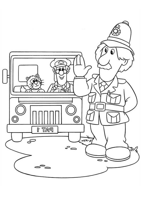 Postman Pat Coloring Pages Books 100 FREE And Printable 