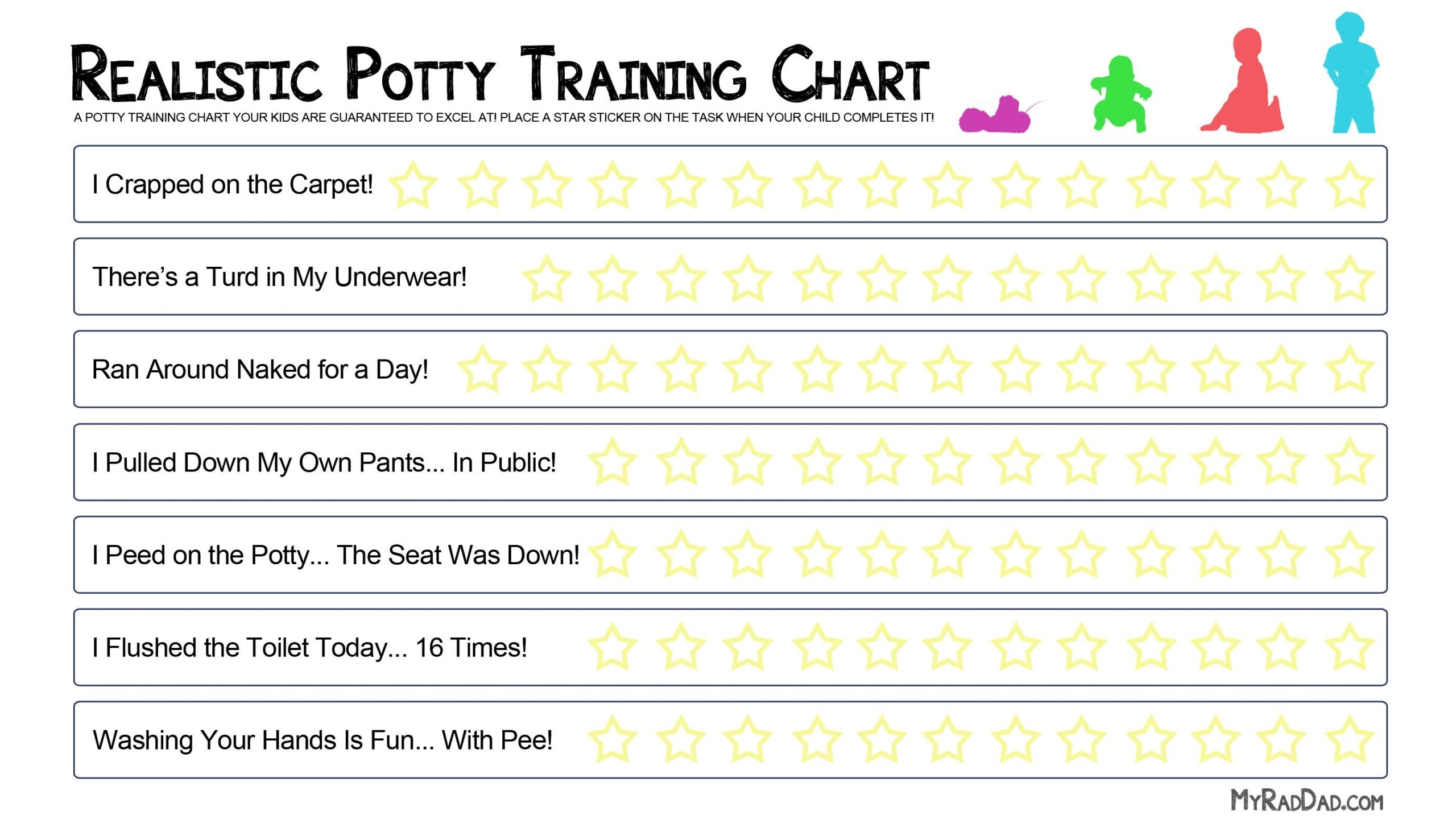 Potty Training Printable Printable Sight Words List