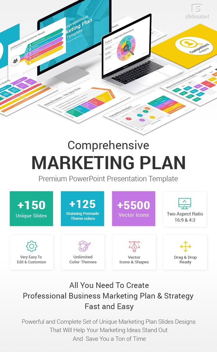 marketing plan template ppt