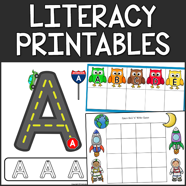 Pre K Activities Printables