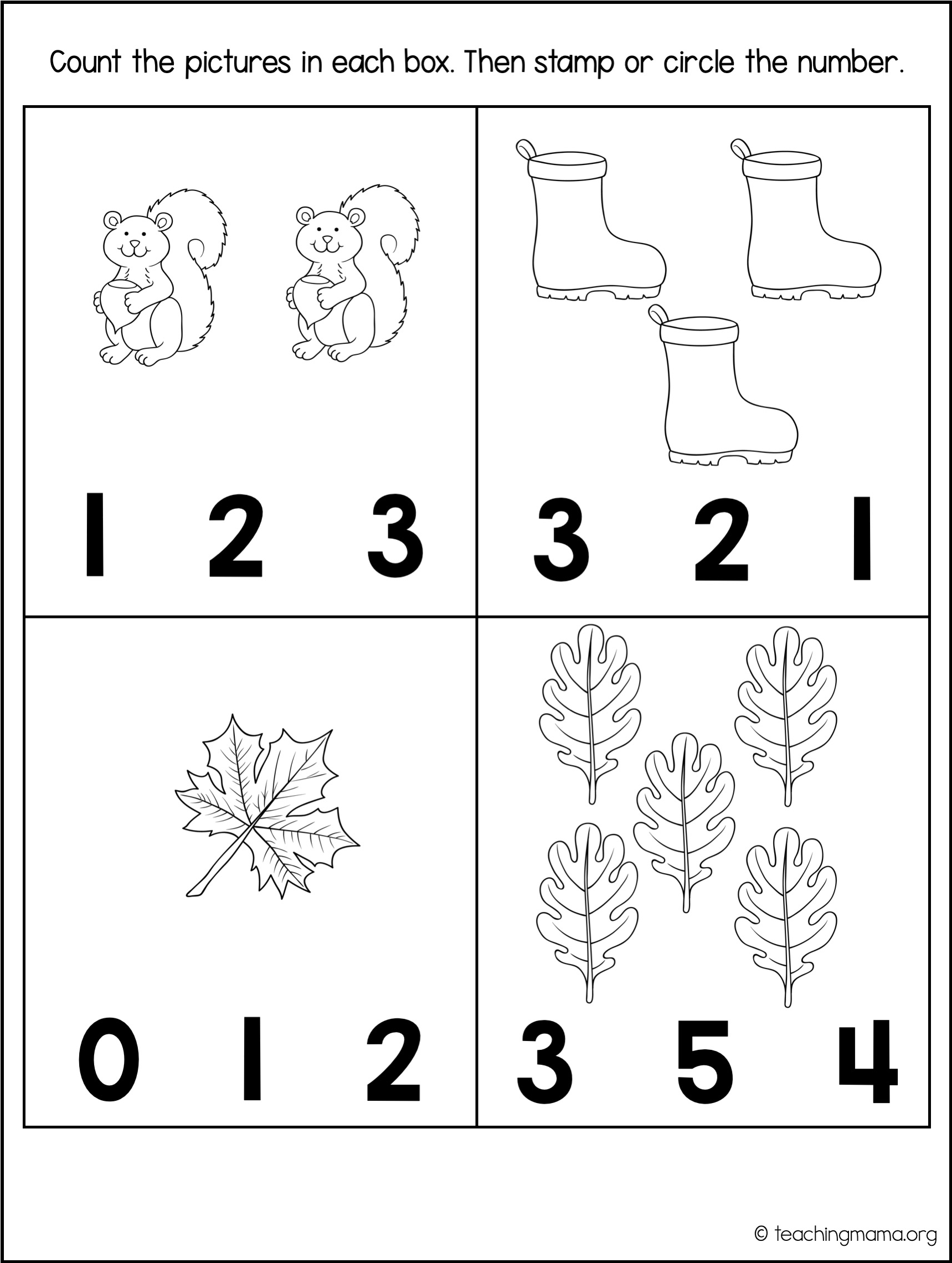 printable pre-k activity sheets