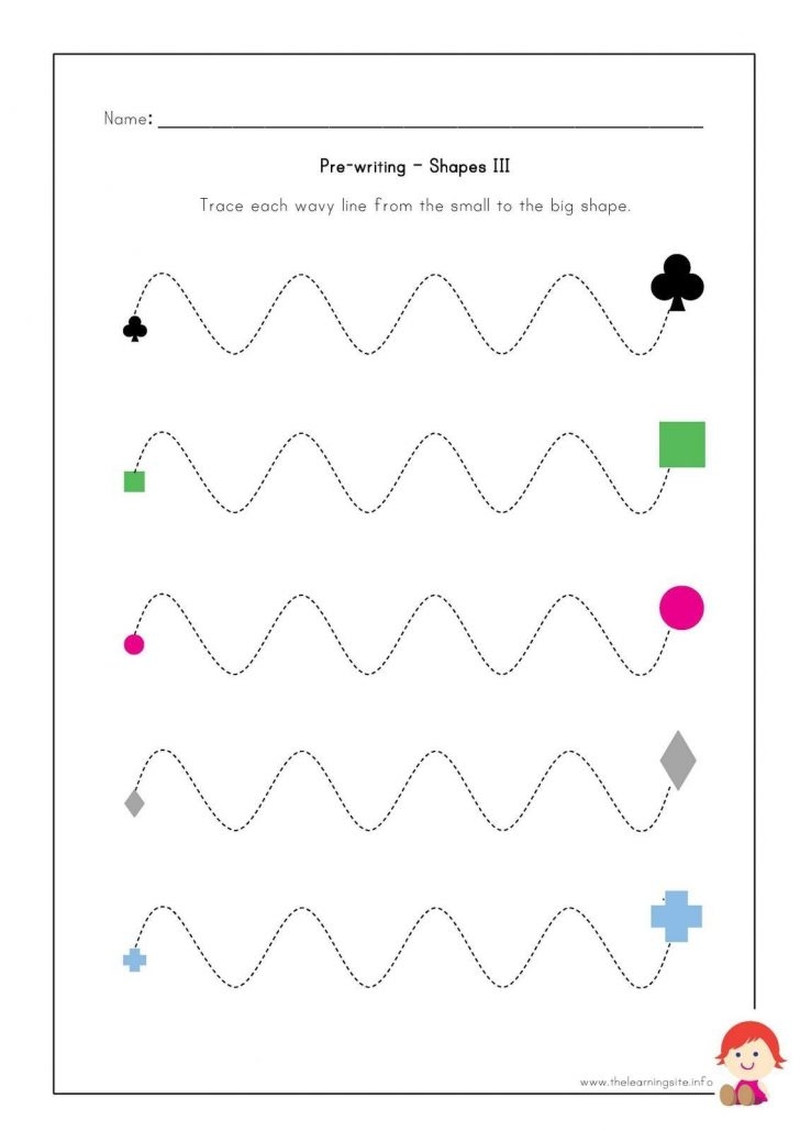 Pre Writing Worksheets For Kids Head Start pre K Writing 
