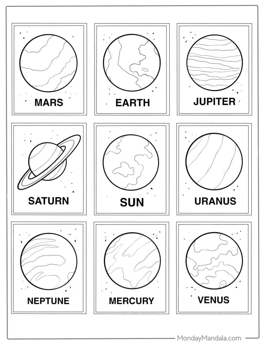 Precise Planets In The Solar System Coloring Page Free Printable Porn 