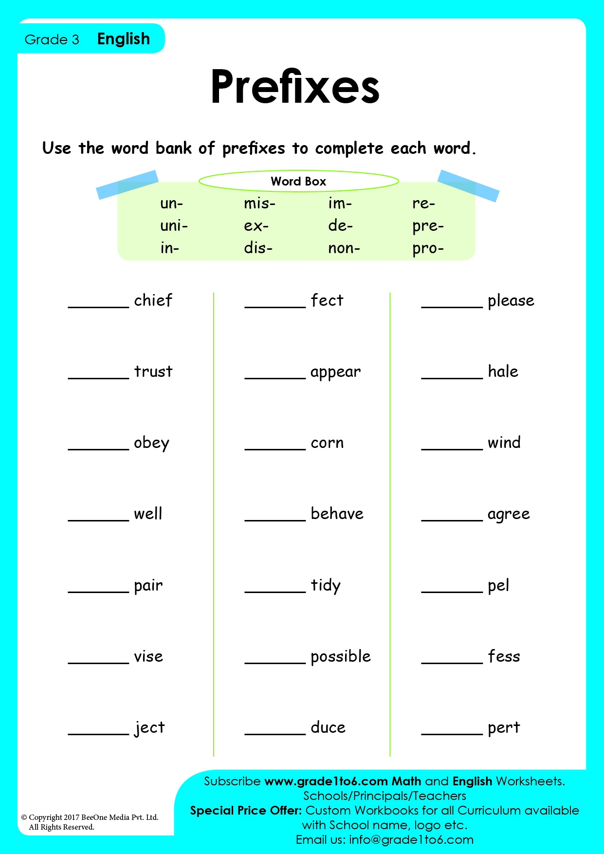 Prefix Worksheets Grade 47 OFF Www oceanproperty co th