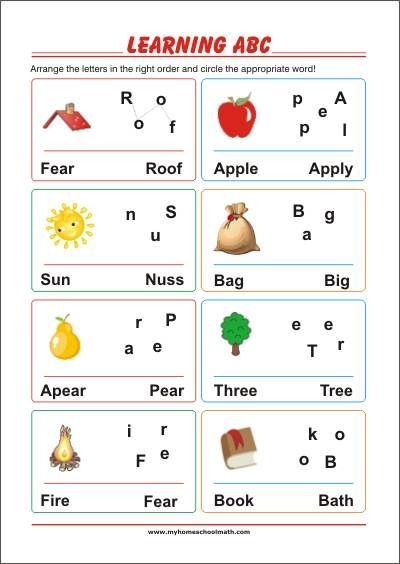 Prereading Activities Free Printable Kindegarten School Worksheet 