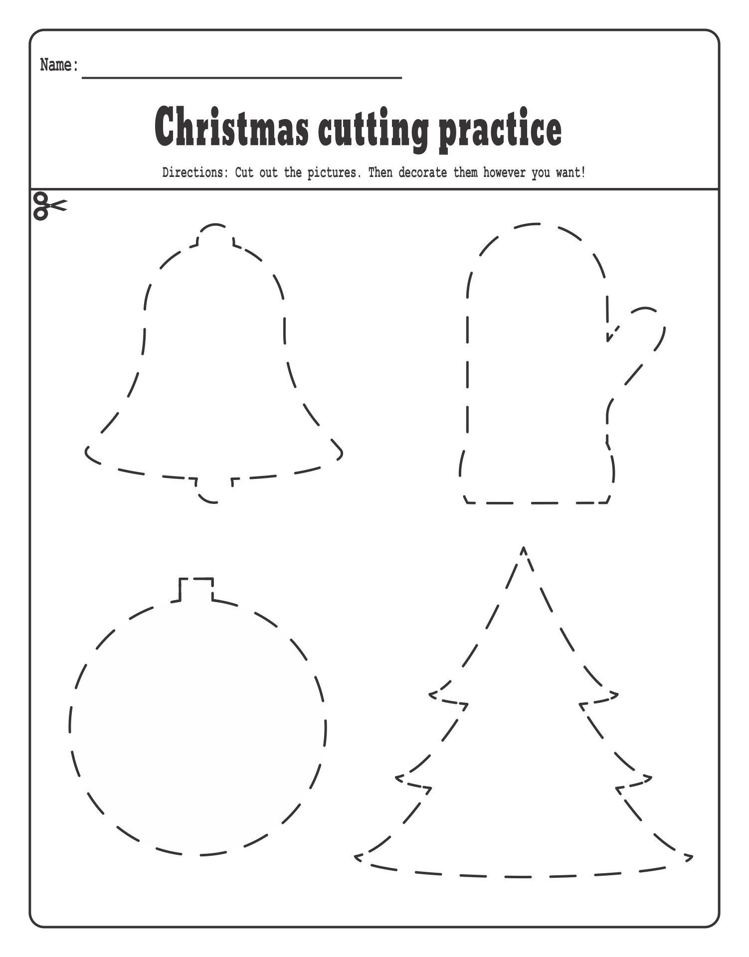 Preschool Christmas Activities Printables Prntbl