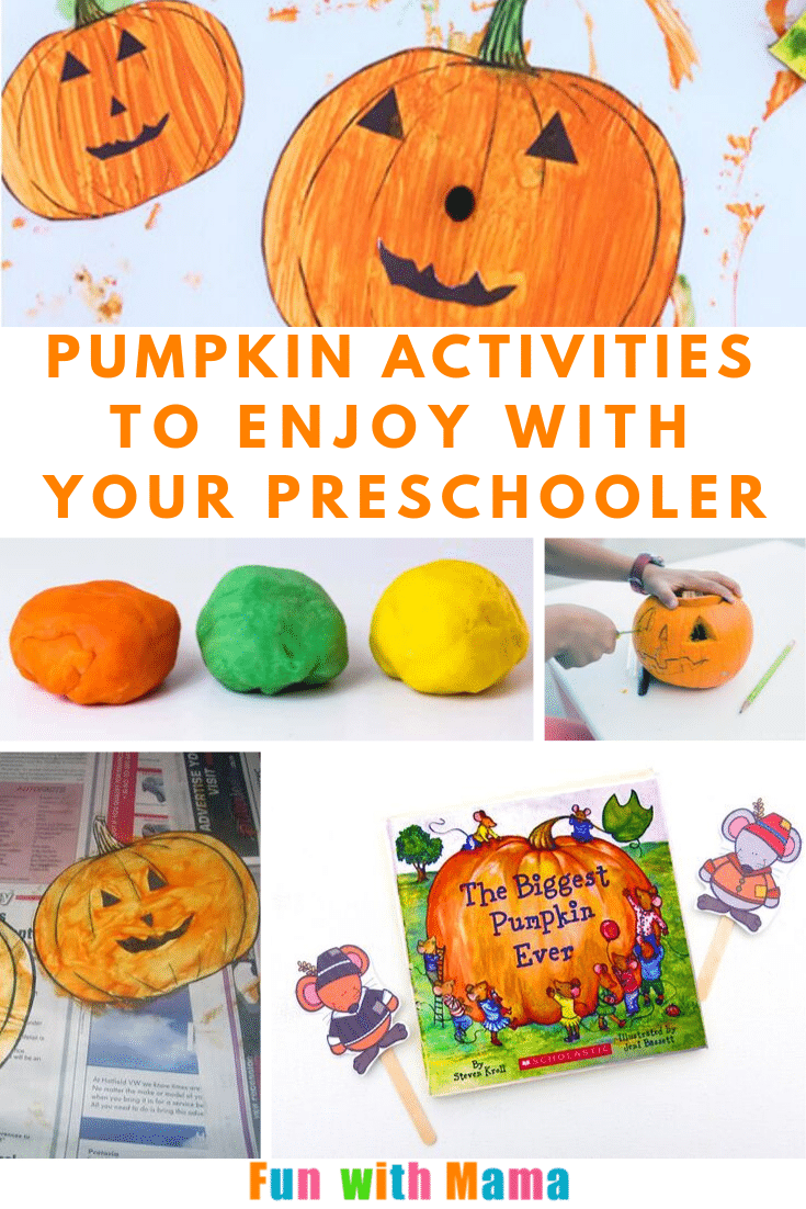 Preschool Pumpkin Activities Printable