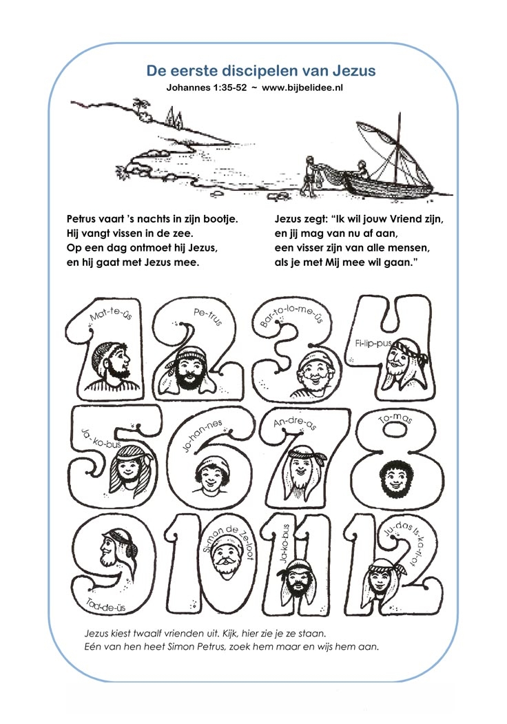 Printable 12 Disciples Activity Sheets Printable Word Searches