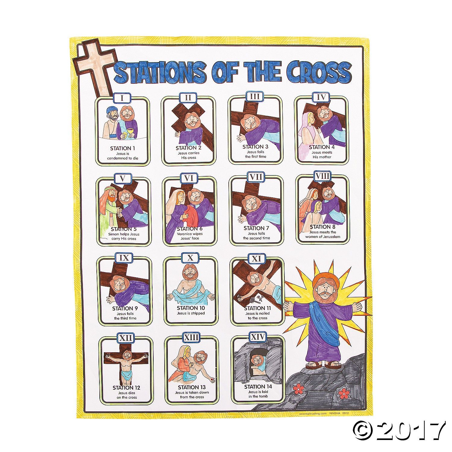 Printable 14 Stations Of The Cross Pictures And Prayers